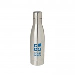 Thermoflasche aus recyceltem Edelstahl, 500 ml Ansicht mit Druckbereich