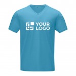 T-Shirts mit Logo, Bio-Baumwolle 190 g/m2 Ansicht mit Druckbereich