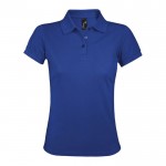 Damen-Polohemden aus Polyester und Baumwolle 200 g/m2 Farbe Köngisblau
