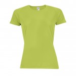 Bedruckte Sport-T-Shirts für Damen 140 g/m2 Farbe hellgrün