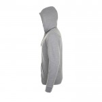 Sweatshirts aus Baumwolle und Polyester 260 g/m2 Farbe grau Seitenansicht