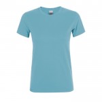 T-Shirts bedrucken für Damen 150 g/m2 Farbe hellblau