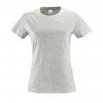 T-Shirts bedrucken für Damen 150 g/m2 Farbe hellgrau