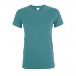 T-Shirts bedrucken für Damen 150 g/m2 Farbe türkis