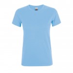 T-Shirts bedrucken für Damen 150 g/m2 Farbe pastellblau