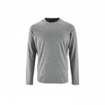Langarm-T-Shirt aus 100% Baumwolle, 190 g/m2, SOL'S Imperial farbe hellgrau