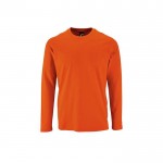Langarm-T-Shirt aus 100% Baumwolle, 190 g/m2, SOL'S Imperial farbe orange