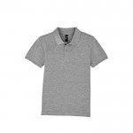 Werbegeschenk Polohemd für Kinder 180 g/m2 Farbe grau