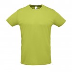 Technisches T-Shirts Unisex 130 g/m2 Farbe hellgrün
