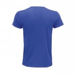T-Shirt aus Bio-Baumwolle 140 g/m2 Farbe köngisblau Rückansicht