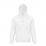 Öko-Sweatshirt mit Kapuze 280 g/m2 Farbe Weiß