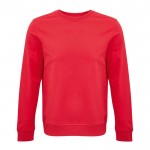 Sweatshirt mit Logo nachhaltig 280 g/m2 Farbe Rot