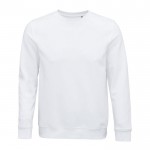 Sweatshirt mit Logo nachhaltig 280 g/m2 Farbe Weiß