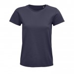 Damen-T-Shirt aus Bio-Baumwolle 175 g/m2 Farbe titan