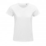 Damen-T-Shirt aus Bio-Baumwolle 175 g/m2 Farbe weiß