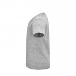 T-Shirt Öko für Kinder 150 g/m2 Farbe grau mamoriert Seitenansicht
