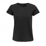 T-Shirt Öko für Damen 150 g/m2 Farbe schwarz