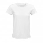 T-Shirt Öko für Damen 150 g/m2 Farbe weiß
