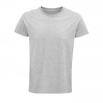 Bedruckte T-Shirts mit Logo Farbe grau mamoriert