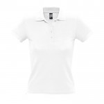 Hochwertiges Damen-Poloshirt 210 g/m2 Farbe weiß
