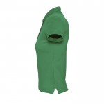 Damen-Polohemd aus Baumwolle 170 g/m2 Farbe grün Seitenansicht