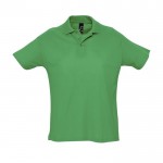 Bedruckbare Polohemden aus Baumwolle 170 g/m2 Farbe grün