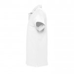 Bedruckbare Polohemden aus Baumwolle 210 g/m2 Farbe weiß Seitenansicht