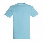 Preiswerte T-Shirts bedrucken als Werbegeschenk 150 g/m2 Farbe hellblau