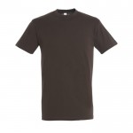 Preiswerte T-Shirts bedrucken als Werbegeschenk 150 g/m2 Farbe dunkelbraun