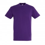 Preiswerte T-Shirts bedrucken als Werbegeschenk 150 g/m2 Farbe violett