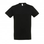 Preiswerte T-Shirts bedrucken als Werbegeschenk 150 g/m2 Farbe schwarz