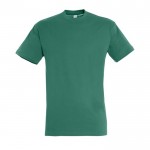 Preiswerte T-Shirts bedrucken als Werbegeschenk 150 g/m2 Farbe smaragdgrün