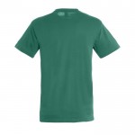 Preiswerte T-Shirts bedrucken als Werbegeschenk 150 g/m2 Farbe smaragdgrün Rückansicht