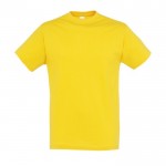 Preiswerte T-Shirts bedrucken als Werbegeschenk 150 g/m2 Farbe dunkelgelb