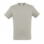 Preiswerte T-Shirts bedrucken als Werbegeschenk 150 g/m2 Farbe hellgrau