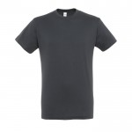 Preiswerte T-Shirts bedrucken als Werbegeschenk 150 g/m2 Farbe titan