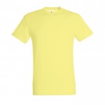 Preiswerte T-Shirts bedrucken als Werbegeschenk 150 g/m2 Farbe hellgelb