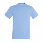 Preiswerte T-Shirts bedrucken als Werbegeschenk 150 g/m2 Farbe pastellblau
