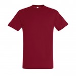 Preiswerte T-Shirts bedrucken als Werbegeschenk 150 g/m2 Farbe dunkelrot