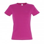 Werbeartikel T-Shirts für Damen 150 g/m2 Farbe pink