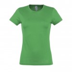 Werbeartikel T-Shirts für Damen 150 g/m2 Farbe grün