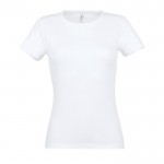 Werbeartikel T-Shirts für Damen 150 g/m2 Farbe weiß