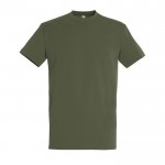 Bedrucktes Baumwoll-T-Shirt 190 g/m2 Farbe militärgrün
