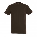 Bedrucktes Baumwoll-T-Shirt 190 g/m2 Farbe dunkelbraun