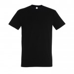 Bedrucktes Baumwoll-T-Shirt 190 g/m2 Farbe schwarz