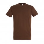 Bedrucktes Baumwoll-T-Shirt 190 g/m2 Farbe braun