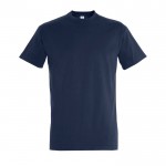 Bedrucktes Baumwoll-T-Shirt 190 g/m2 Farbe marineblau