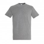Bedrucktes Baumwoll-T-Shirt 190 g/m2 Farbe grau mamoriert