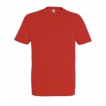 Bedrucktes Baumwoll-T-Shirt 190 g/m2 Farbe fuchsrot