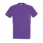 Bedrucktes Baumwoll-T-Shirt 190 g/m2 Farbe purpurfarben